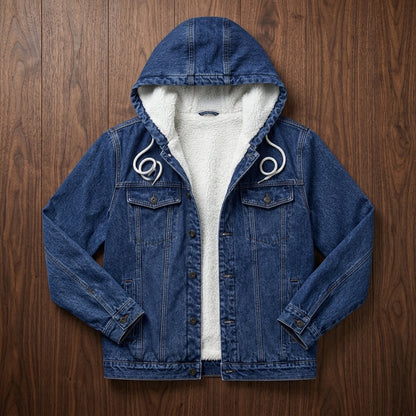 Alverio | Sherpa Lined Denim Jacket