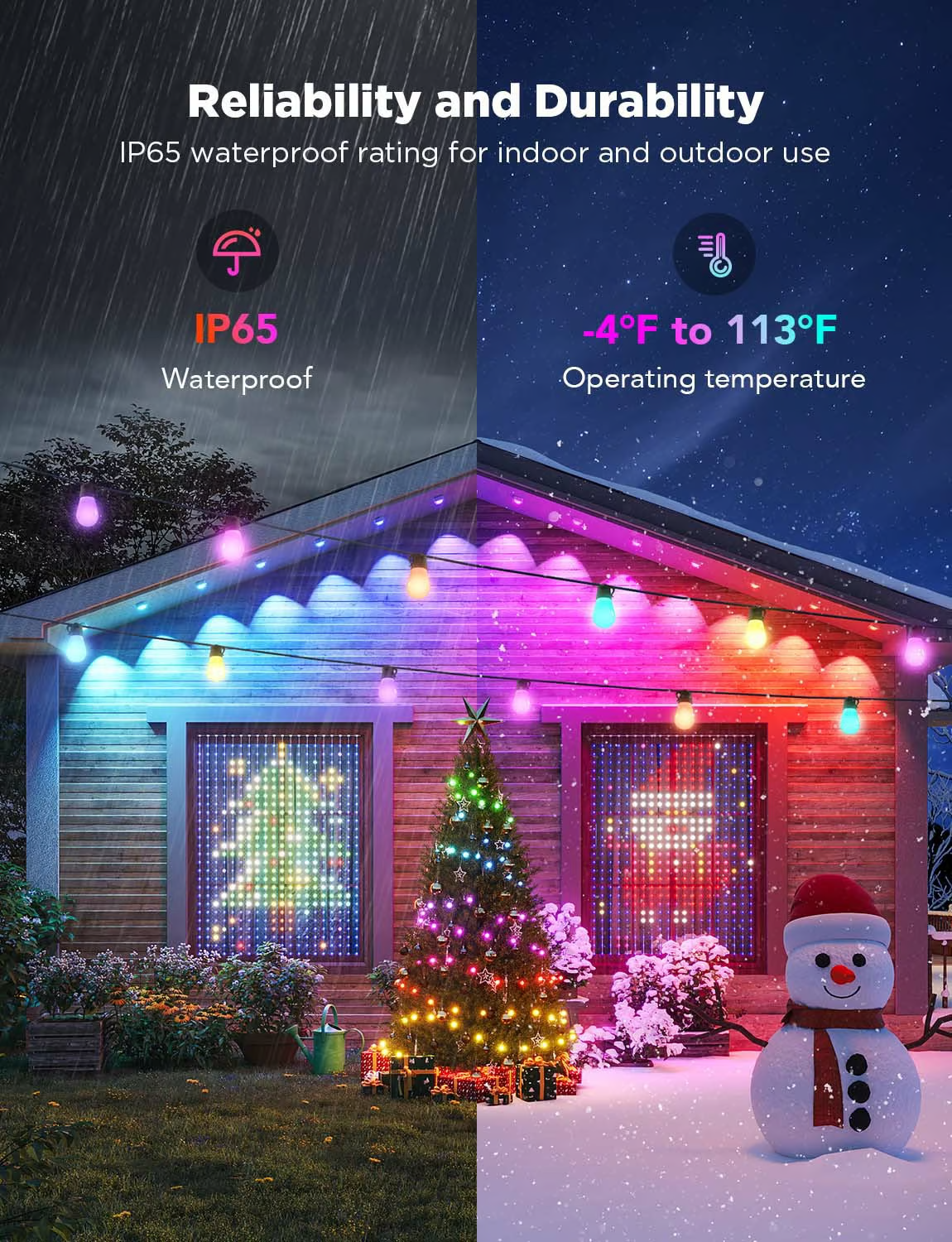 Outdoor Waterproof WiFi Bluetooth Smart Led Strip Light