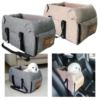 Portable Dog Car Seat Bed – A Central, Safe Haven for Small Dogs and Cats