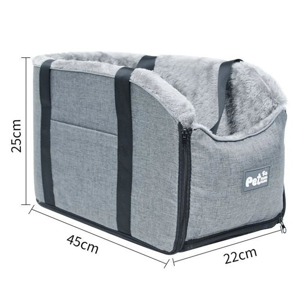 Portable Car Safety Pet Seat for Small Dogs and Cats – for Travel, Protection, and Restful Rides