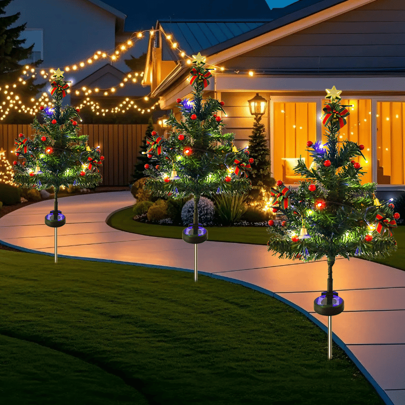 Solar Powered Christmas Tree