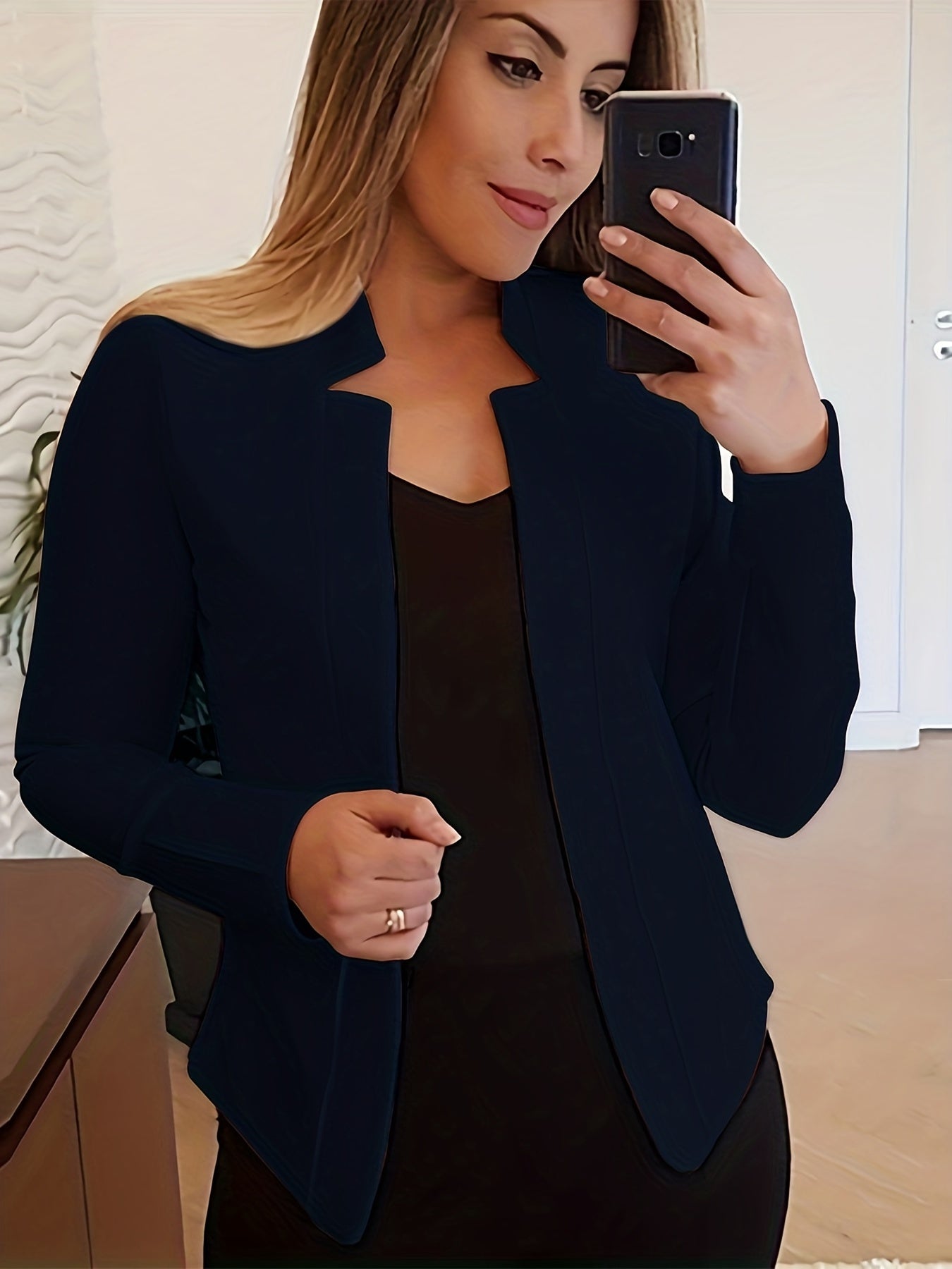 Women's Open Front Blazer Jacket