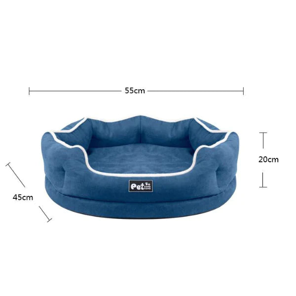 Durable Calming Memory Foam Pet Bed with Bite-Resistant Features