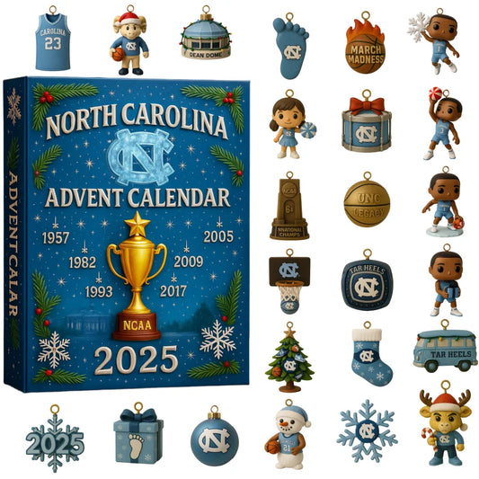 2025 North Carolina Tar Heels Advent Calendar
