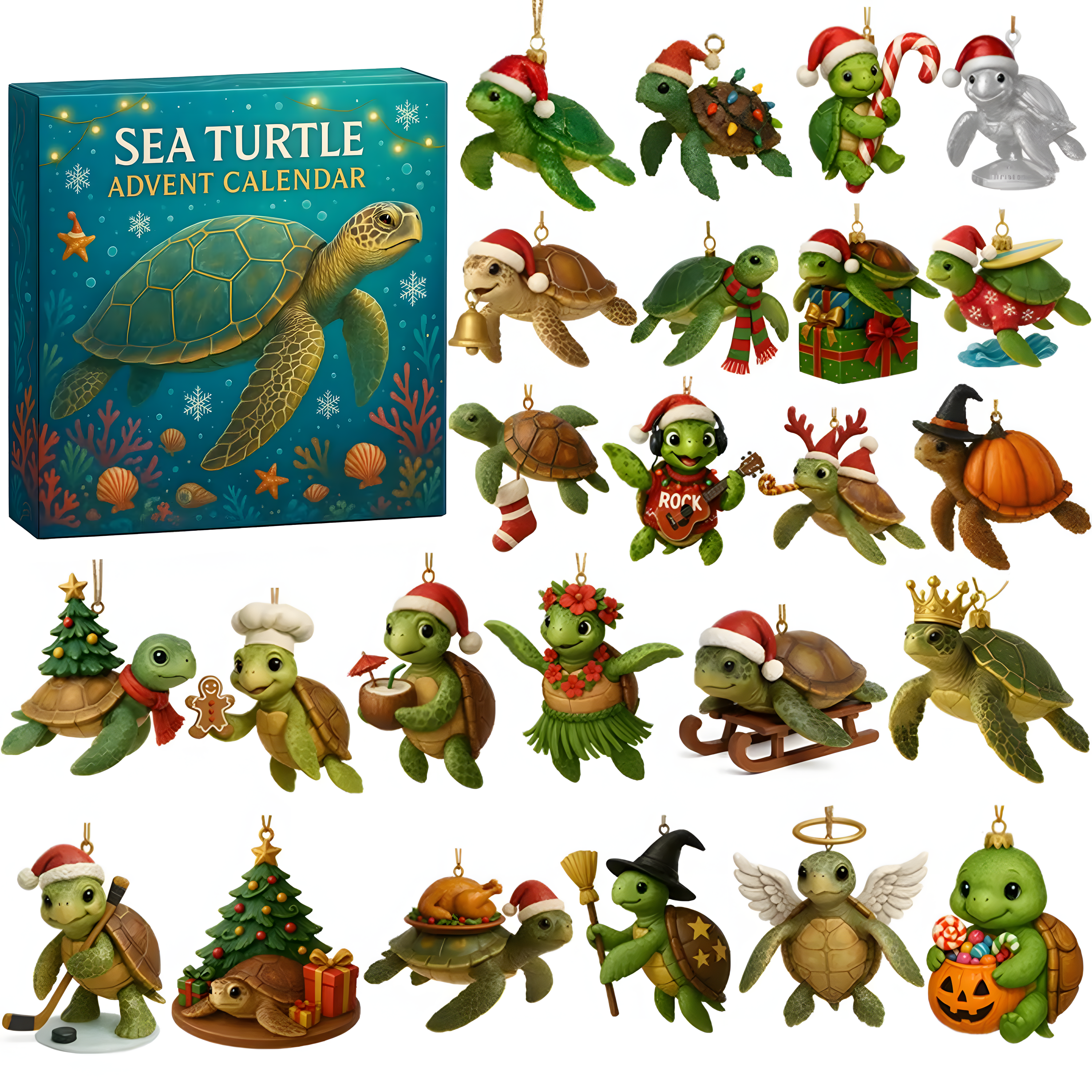 Christmas Sea Turtle Advent Calendar