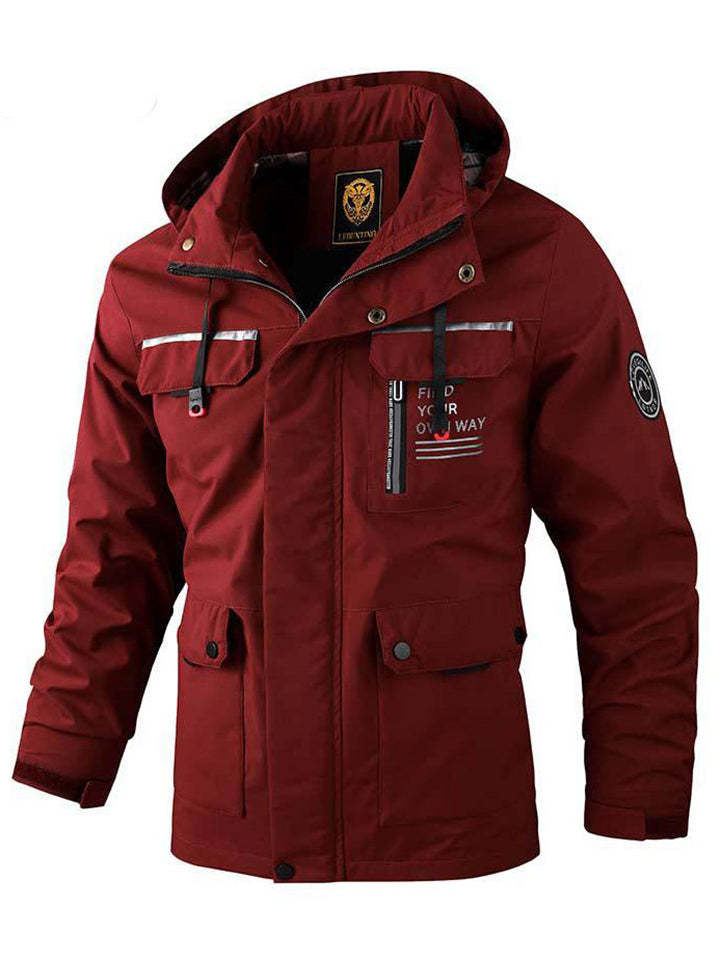 Men's Winter Warm Waterproof Detachable Hood Coats