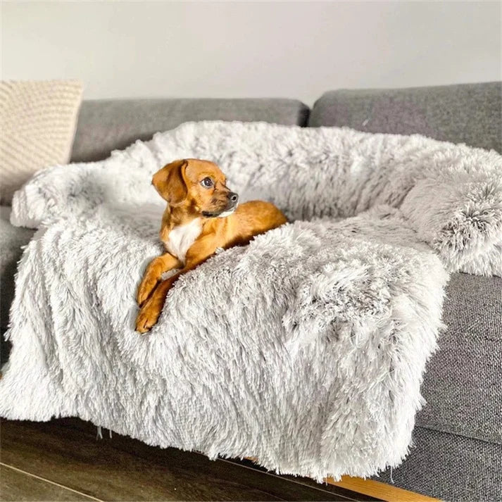 Washable Pet Sofa Dog Bed Calming Bed For Dogs