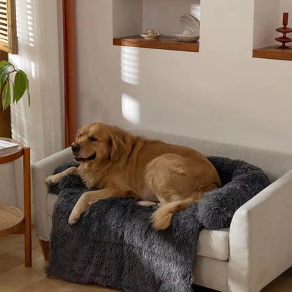 Washable Pet Sofa Dog Bed Calming Bed For Dogs