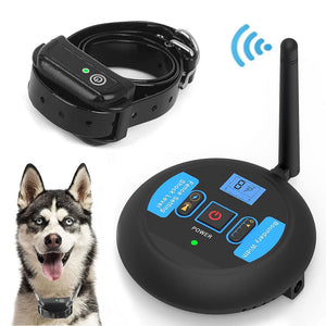 2-in-1 Wireless Dog Fence & Outdoor Training Collar, Dog Containment System