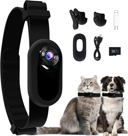 Outdoor Wireless Pet Tracker Collar with Video Recording - No WiFi Needed