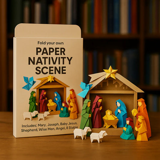 DIY Paper Nativity Scene