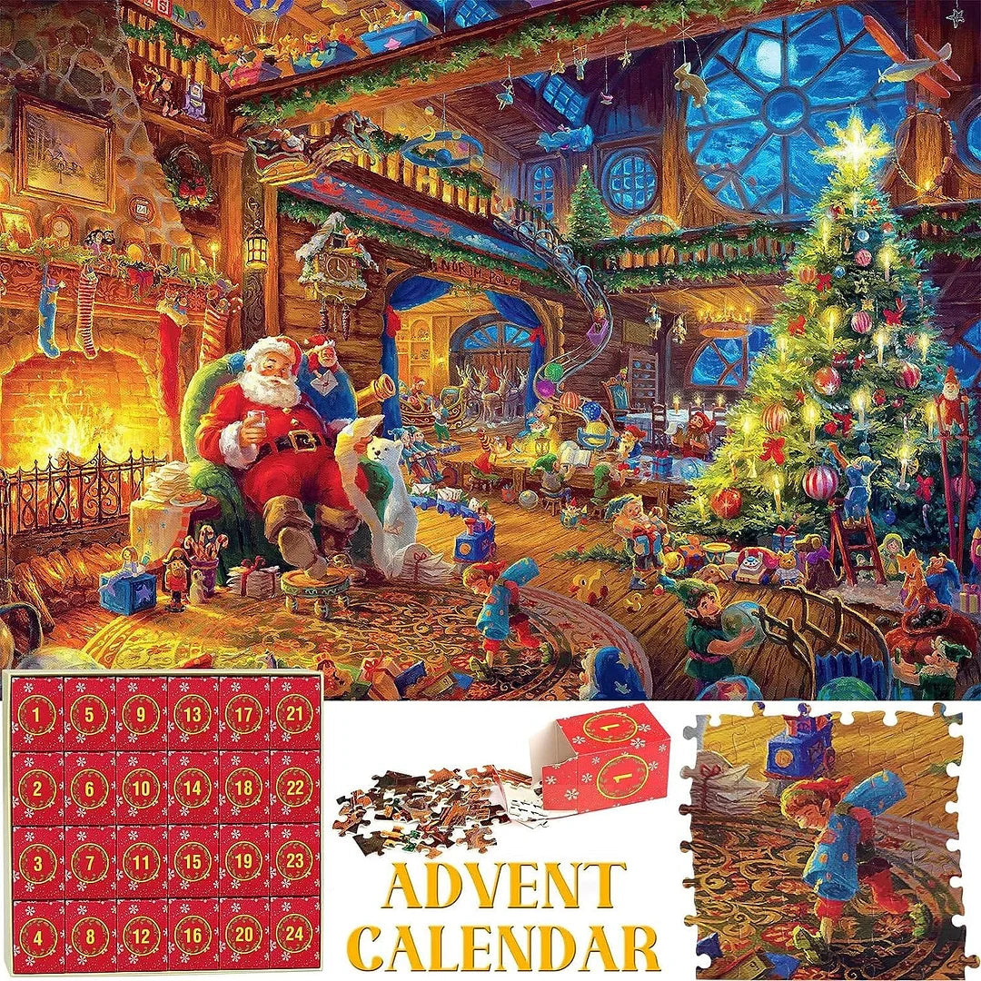 Advent Calendar 1008 PCS Christmas Jigsaw Puzzles