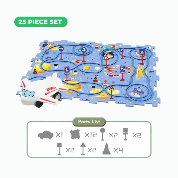 PuzzleRacer™ Kids Car Track Set