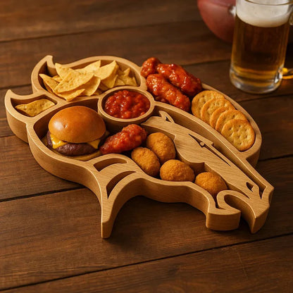 Team Legacy Wooden Charcuterie Board – Game Day Platter
