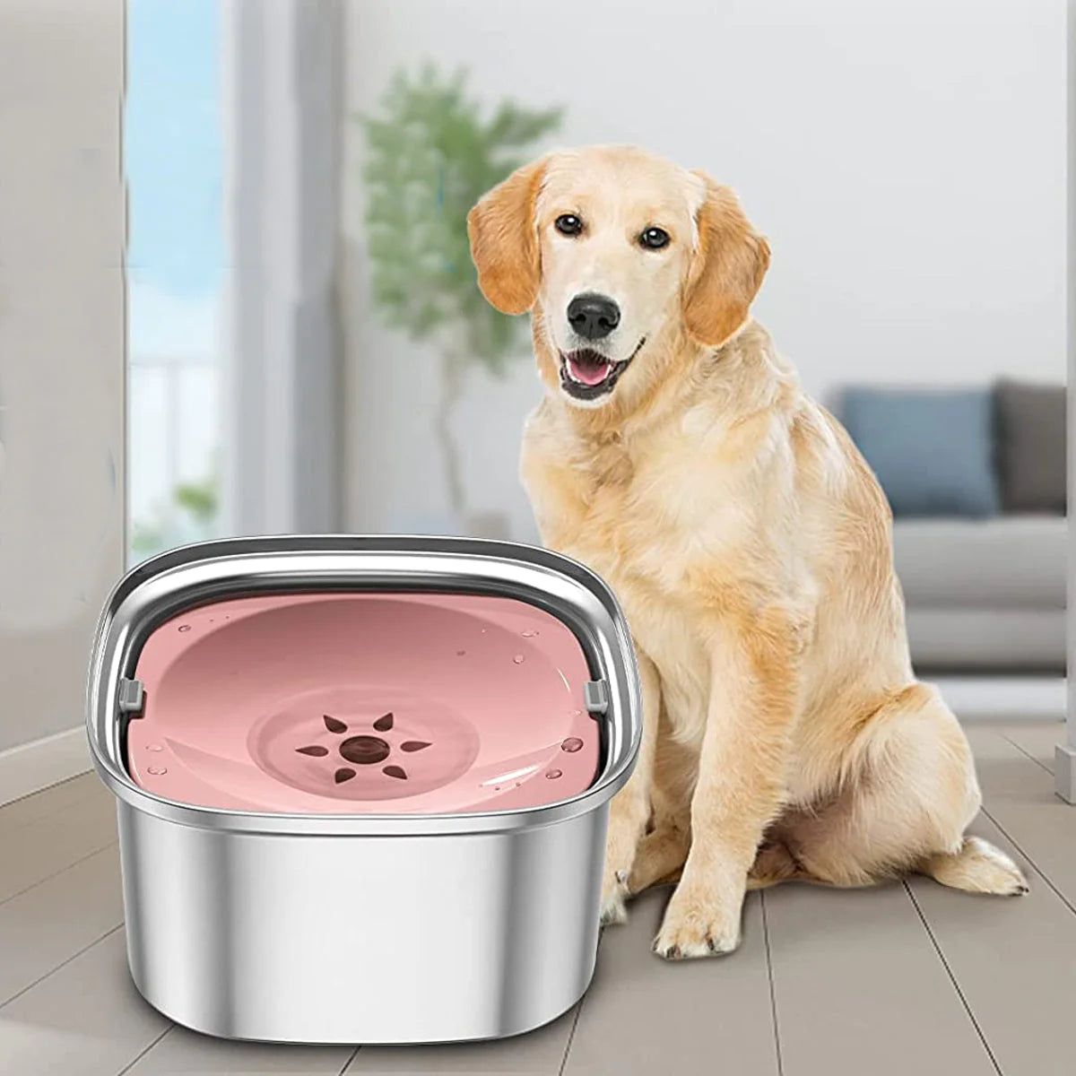 PHONERY SPLASHSHIELD SPILL PROOF WATER BOWL FOR LARGE DOGS