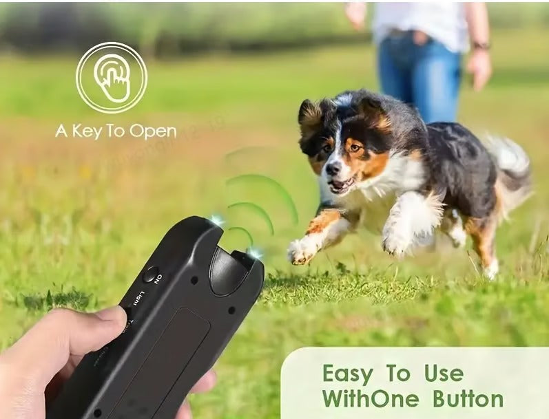 Handheld Bark Control Luminous Ultrasonic Dog Repeller