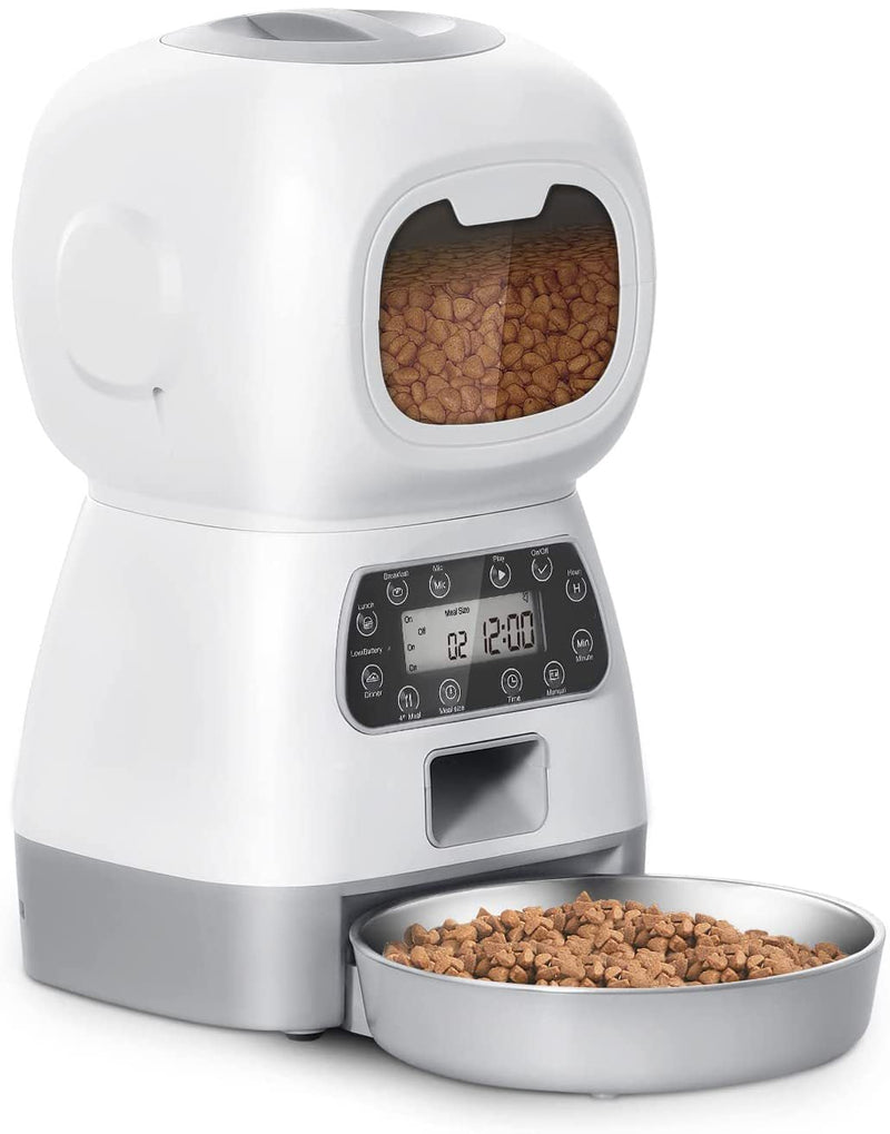 Automatic Bluetooth Pet Feeder - Remote App-Controlled Pet Food Dispenser