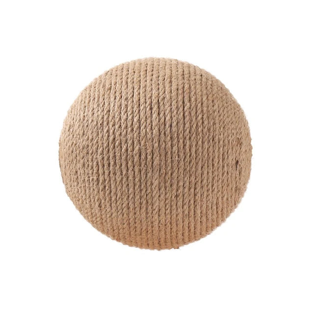 Cat Scratching Ball Toy Kitten Sisal Rope Ball Board