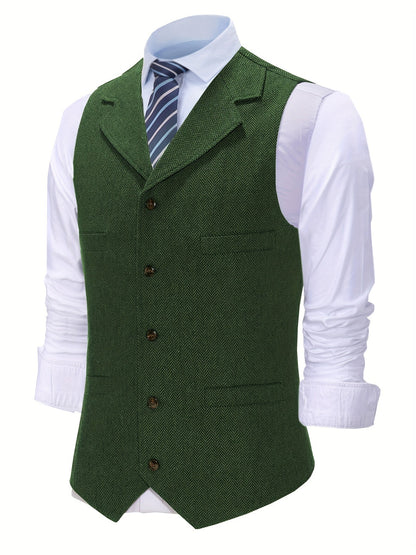 Arthur | Refined Herringbone Waistcoat