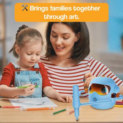 AI Drawing Robot for Kids | Step-by-Step Guidance, Mess-Free & Perfect for Ages 3+