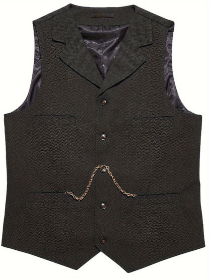 Arthur | Refined Herringbone Waistcoat