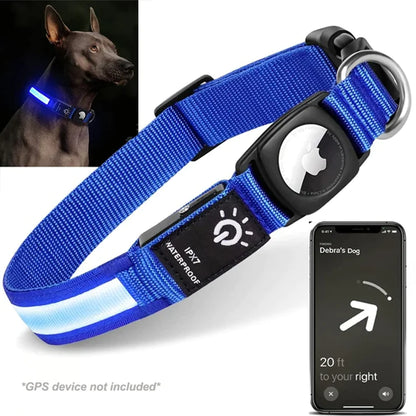 Premium GPS Dog Collar with LED Light