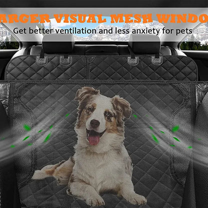 Waterproof Dog Car Seat Cover Soft Pet Seat Cover Hammock For Cars Trucks SUVs