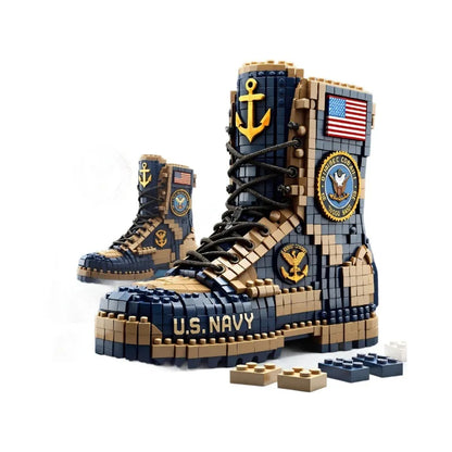 U.S. Military 25othAnniversary Commemorative Building Blocks