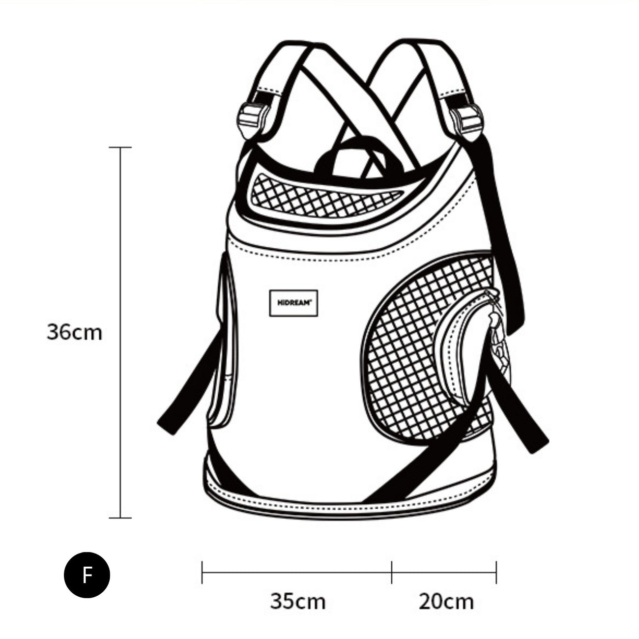 Front Facing Pet Backpack Carrier - 4-Step Wear Ergonomically-Designed Pet Carrier