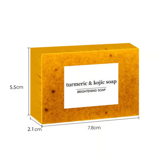 African Exfoliating Net Sponge (with Lemon Turmeric and Kojic Acid Brightening Soap)