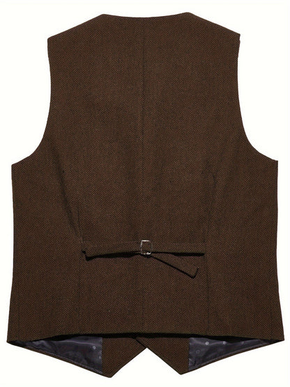 Arthur | Refined Herringbone Waistcoat