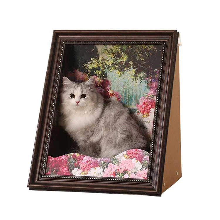 Mona Lisa Art 4D Oil Painting Cat Frame