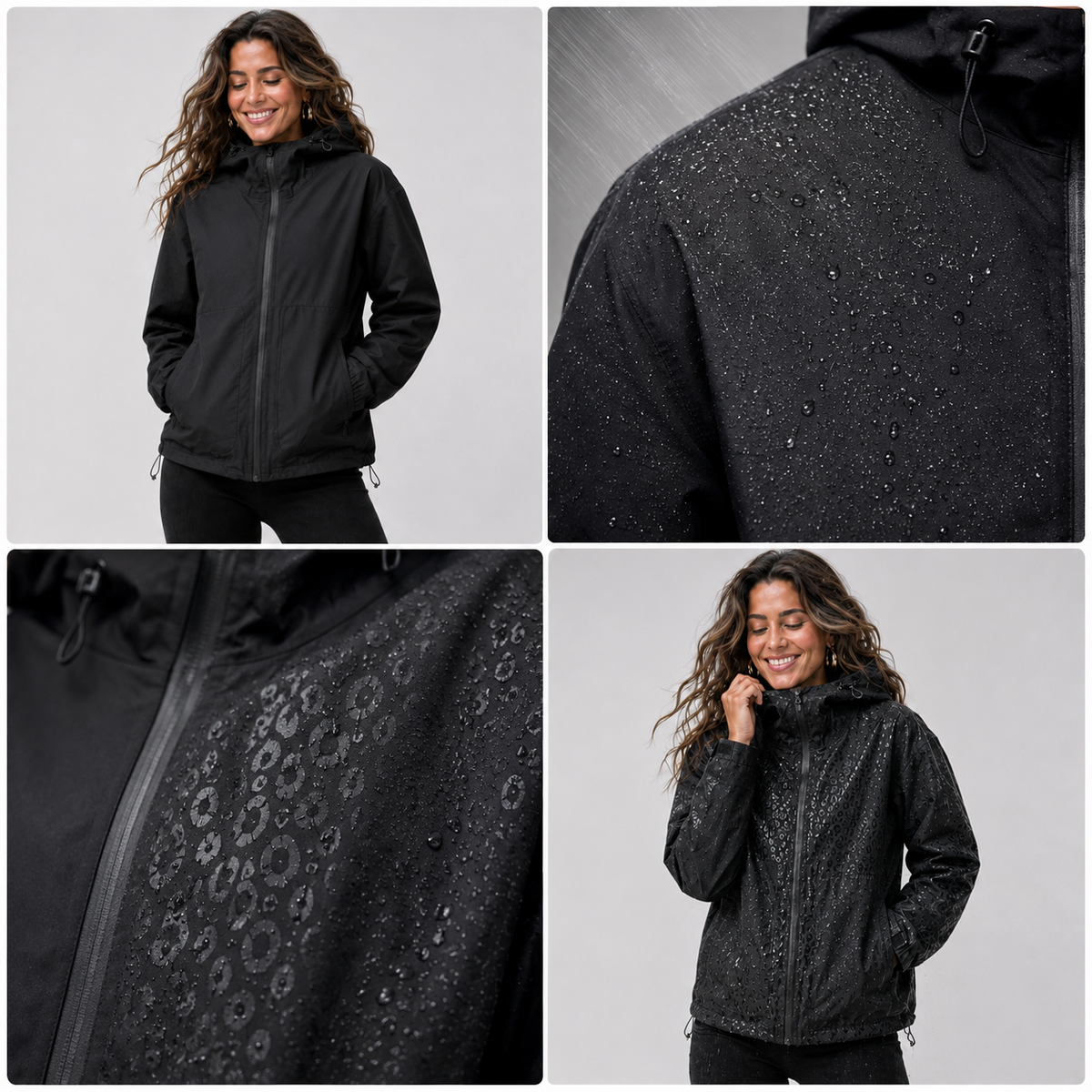Halcyra | Women's Hooded Rain Jacket