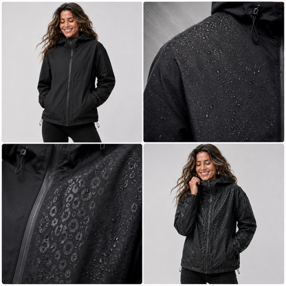Halcyra | Women's Hooded Rain Jacket