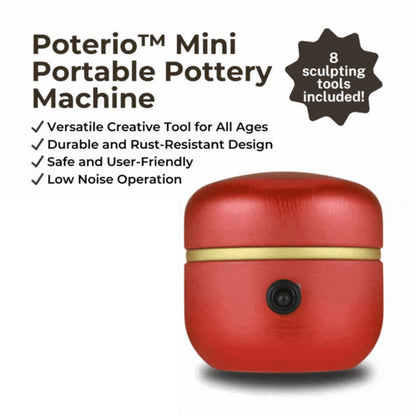 Poterio™ Mini Portable Pottery Machine