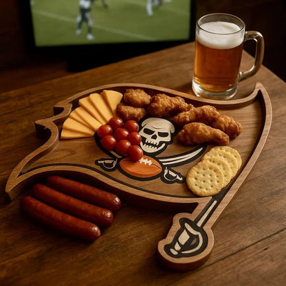 Team Legacy Wooden Charcuterie Board – Game Day Platter