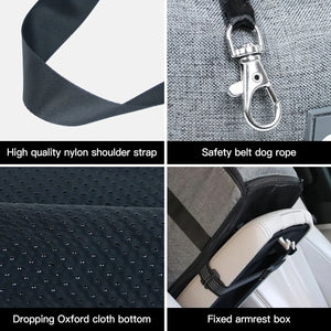 Portable Car Safety Pet Seat for Small Dogs and Cats – for Travel, Protection, and Restful Rides