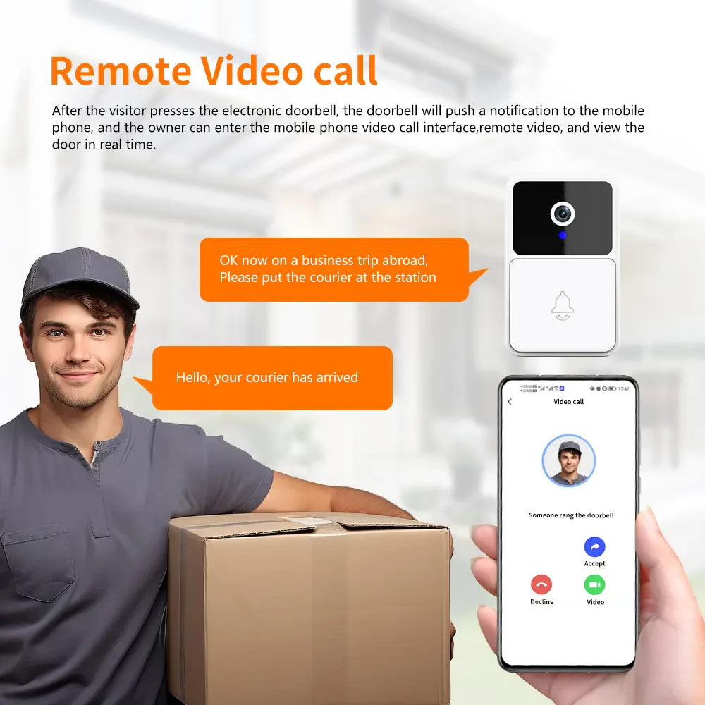 Camurex Smart Wireless Video Doorbell Camera