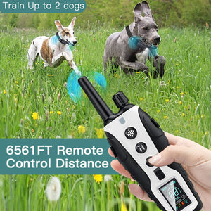 Dog Training Collar - Shock Collars for Dogs with 3280ft Remote Control Range