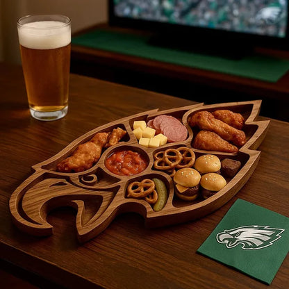Team Legacy Wooden Charcuterie Board – Game Day Platter