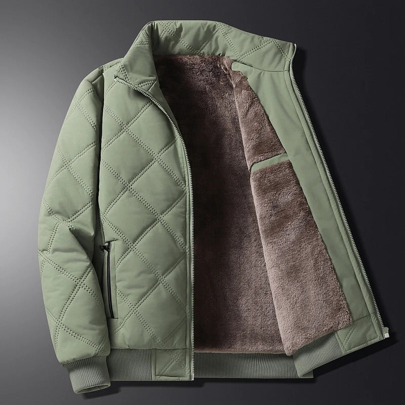 Boreas | Men's Fleece-Lined Quilted Winter Jacket