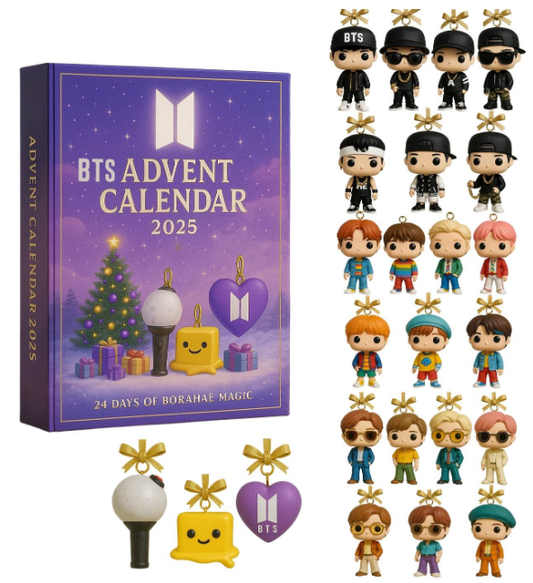 2025 Advent Calendar with Collectible Figures and Holiday Decorations