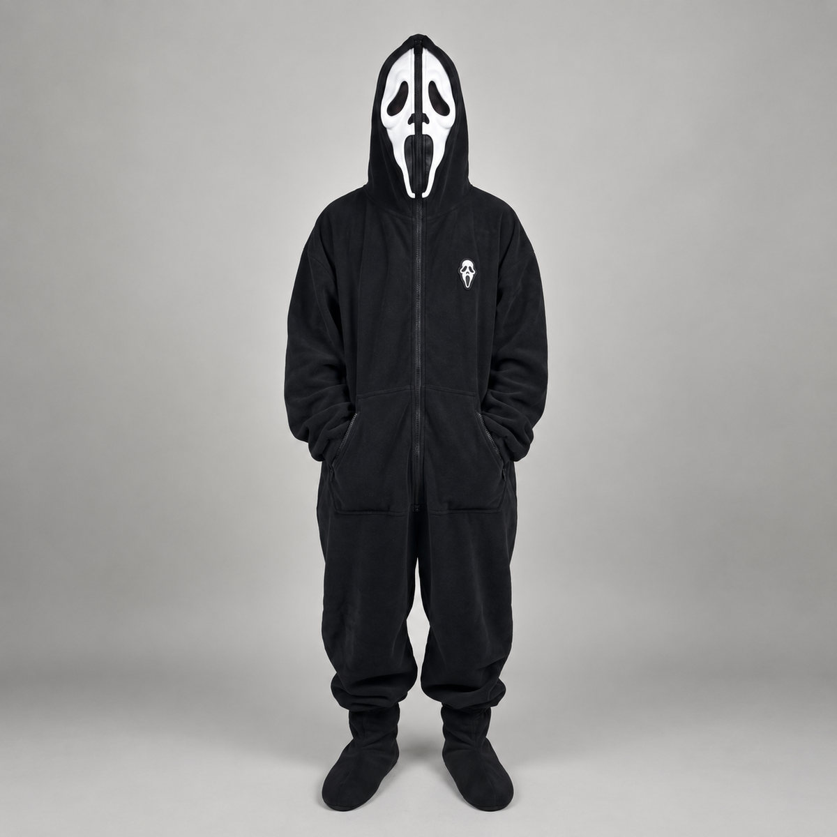 Horror Halloween Hooded Jumpsuit