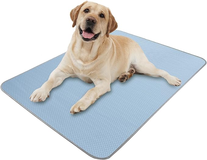 Washable Summer Dog Cooling Mat - Ice Silk, Self-Cooling Pad for Dogs & Cats