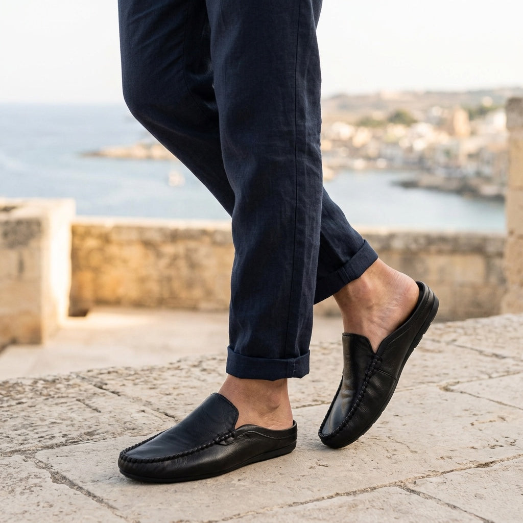 Cetara | Men's Open-Back Mules