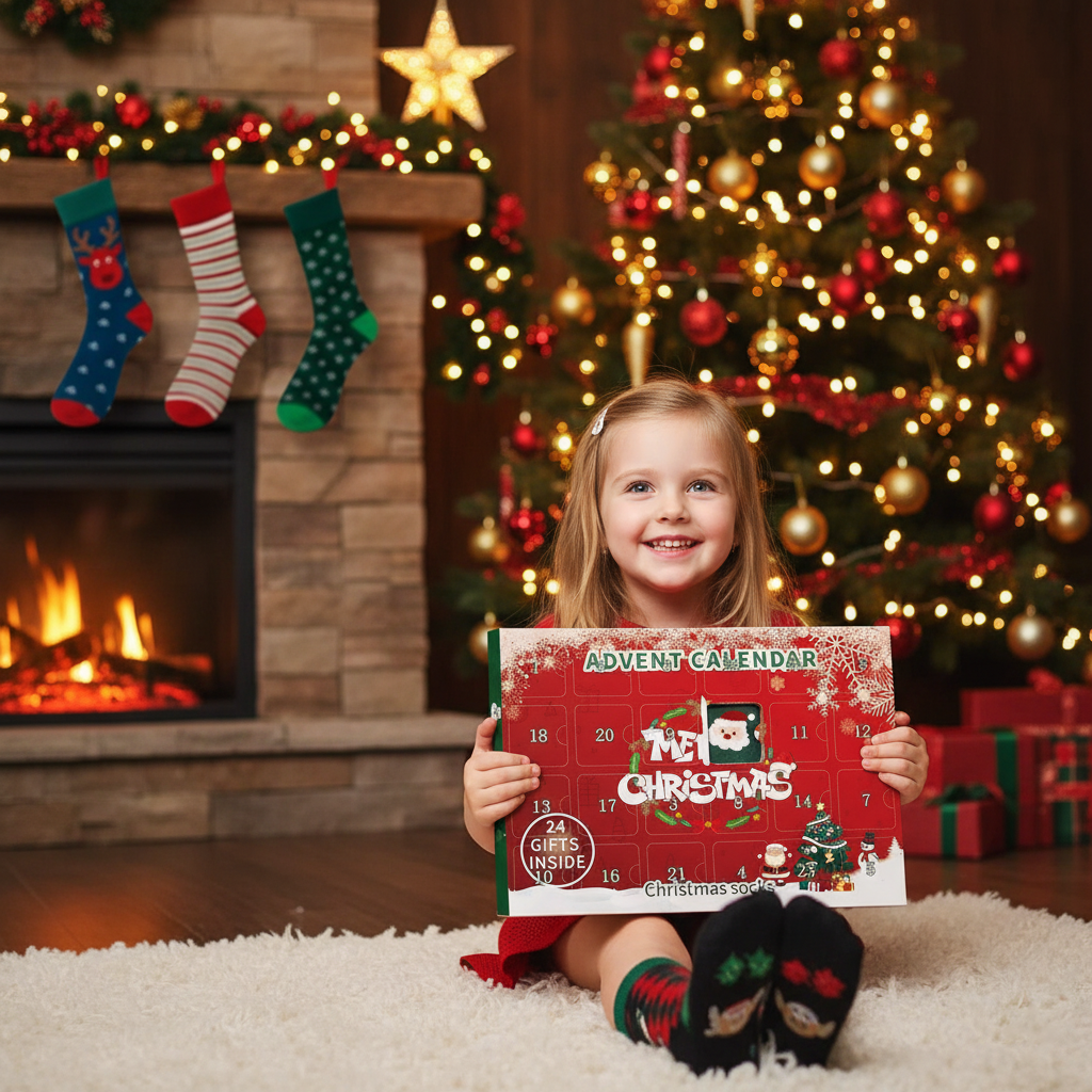 24 Pairs of Christmas Socks - Advent Calendar 2025
