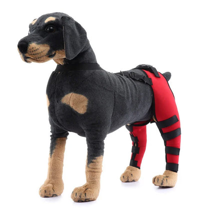 Double Dog Hip Brace with Safety Reflective Straps - Dog Hip Support for Back Leg and Hop Dysplasia