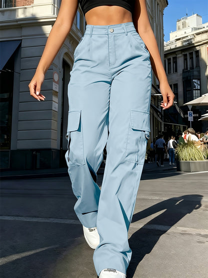 Women's High-Waisted Cargo Pants