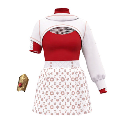 Nova | Women's Red Four-Piece Costume Set