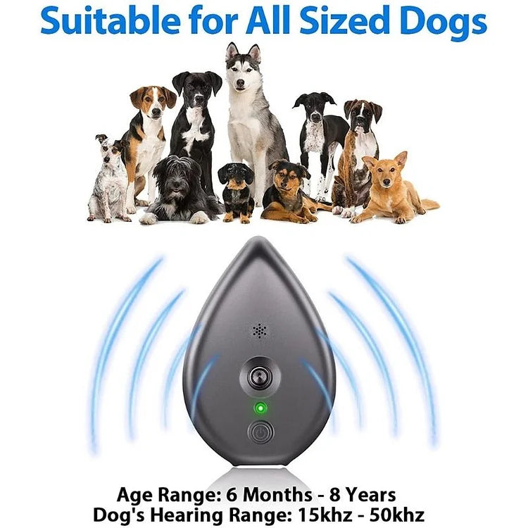 Ultrasonic Anti Bark Control Device with 3 Modes, Stop Dogs from Barking, Automatic Indoor Bark Control Device